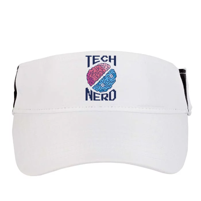 Tech Nerd Brain Adult Drive Performance Visor