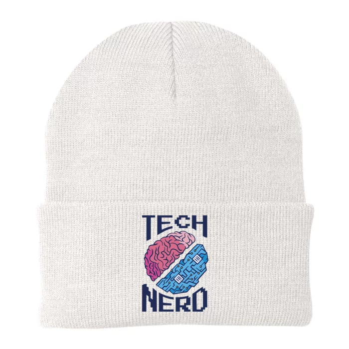 Tech Nerd Brain Knit Cap Winter Beanie