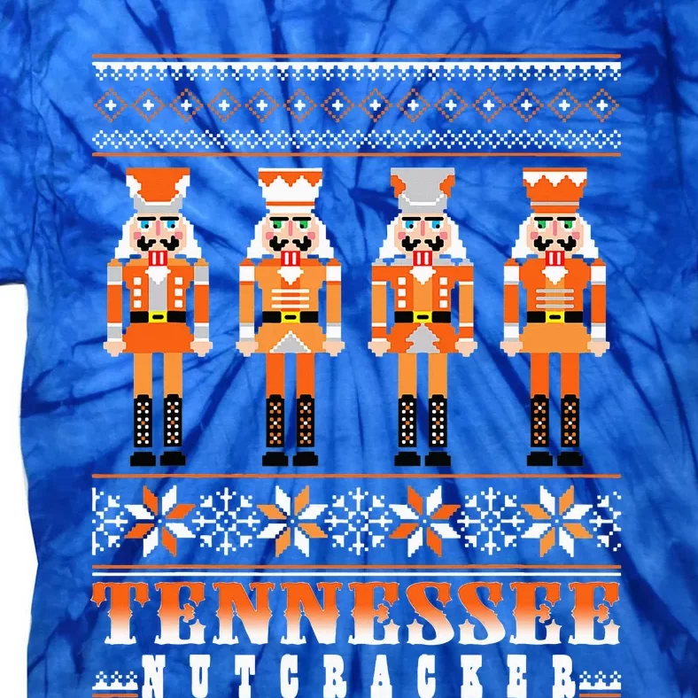 Tennessee Nutcracker Christmas Tie-Dye T-Shirt