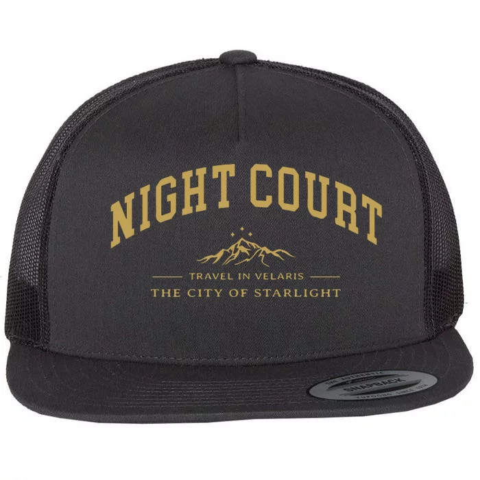 The Night Court Acotar Velaris Flat Bill Trucker Hat