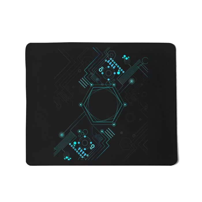 Tech Nerd Computer Geek Computer Circuit Engineer Gifts Mousepad