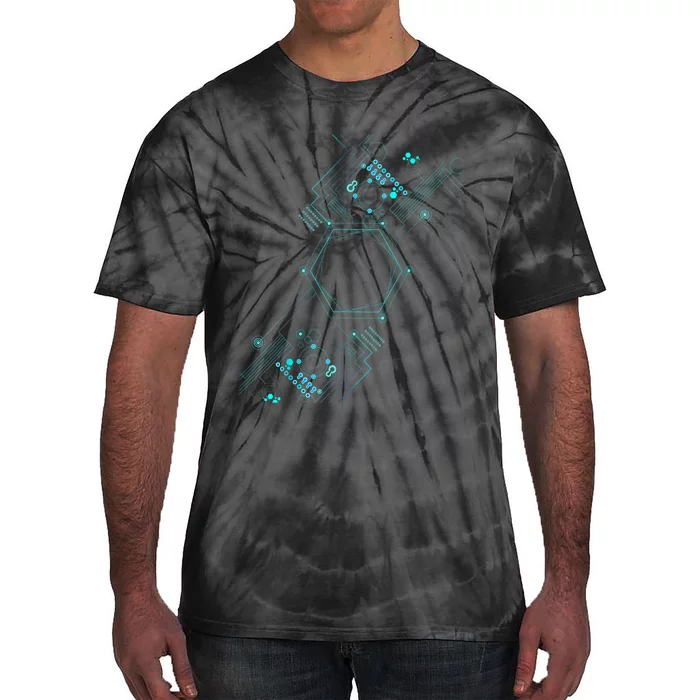 Tech Nerd Computer Geek Computer Circuit Engineer Gifts Tie-Dye T-Shirt