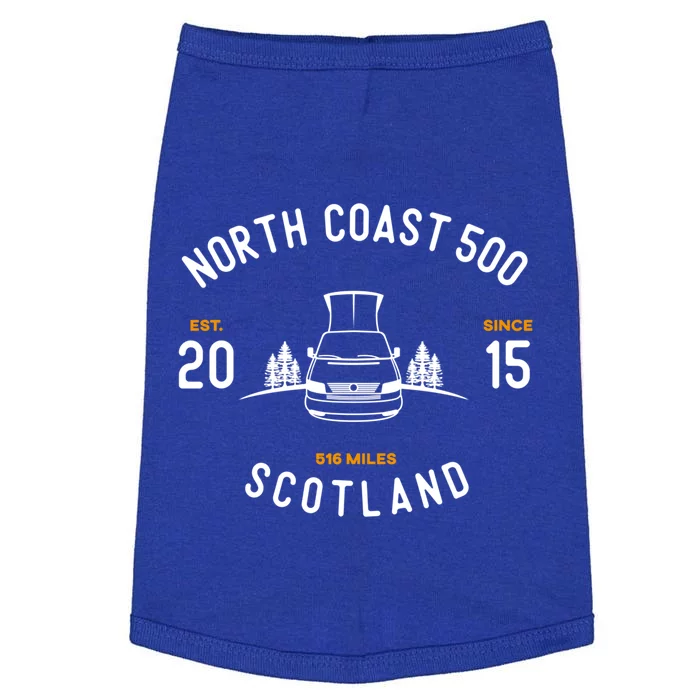 The North Coast 500 Campervan Road Trip Cute Gift Doggie Tank