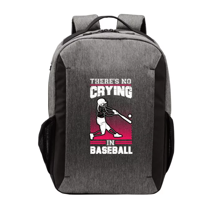 Theres No Crying In Baseball Vector Backpack