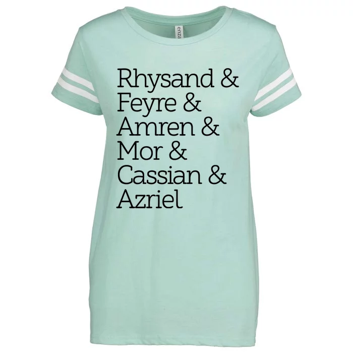 The Night Court Squad A Court Of Thorns And Roses Rhysand Enza Ladies Jersey Football T-Shirt