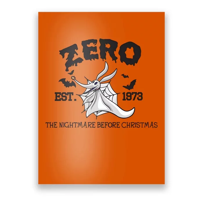 The Nightmare Christmas Zero Dog Halloween Costume Funny Poster