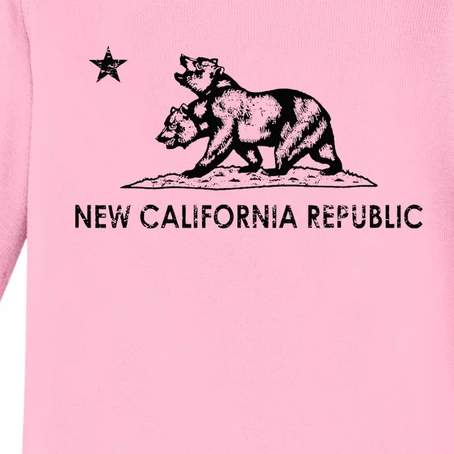 The New California Republic Flag Cosplay Fandom Space Baby Long Sleeve Bodysuit