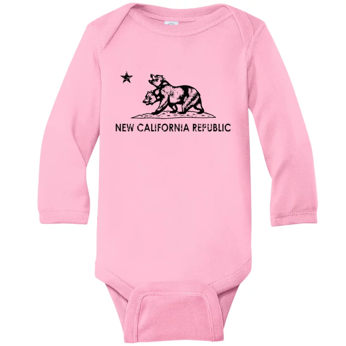 The New California Republic Flag Cosplay Fandom Space Baby Long Sleeve Bodysuit