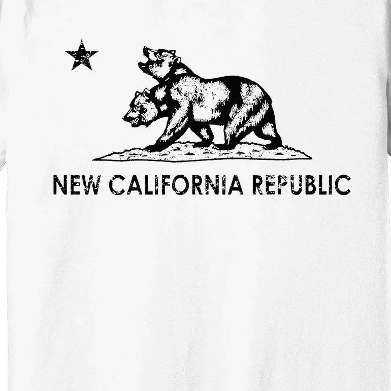 The New California Republic Flag Cosplay Fandom Space Premium T-Shirt