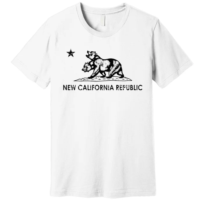 The New California Republic Flag Cosplay Fandom Space Premium T-Shirt