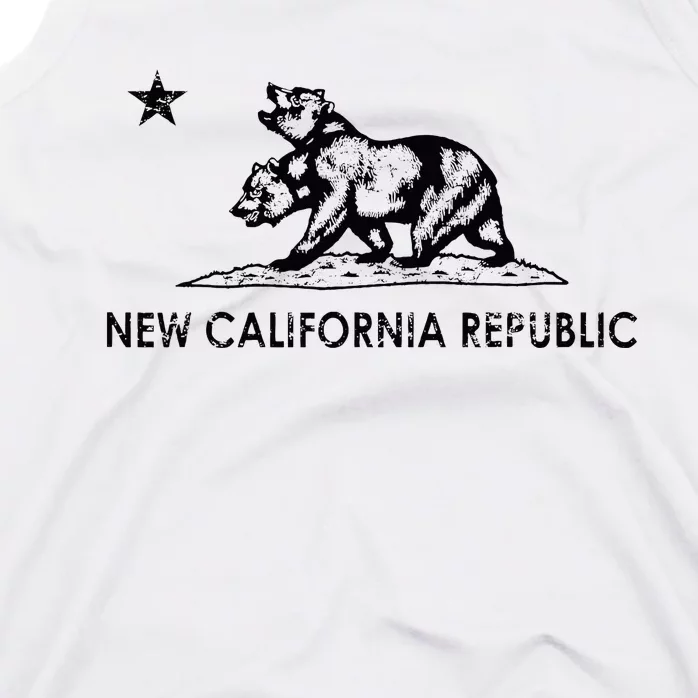 The New California Republic Flag Cosplay Fandom Space Tank Top