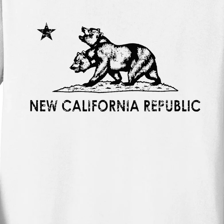 The New California Republic Flag Cosplay Fandom Space Kids Long Sleeve Shirt