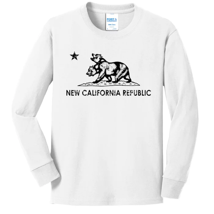 The New California Republic Flag Cosplay Fandom Space Kids Long Sleeve Shirt