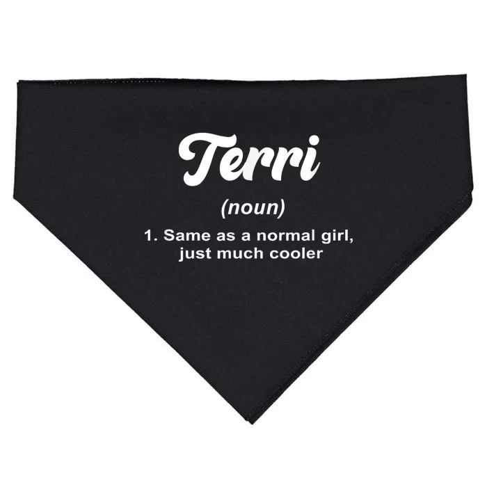 Terri Noun Definition Personalized Name Terri USA-Made Doggie Bandana