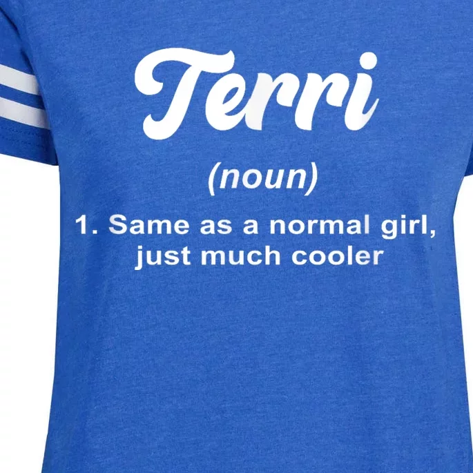 Terri Noun Definition Personalized Name Terri Enza Ladies Jersey Football T-Shirt