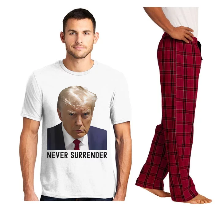 Troy Nehls Donald Trump Never Surrender Pajama Set