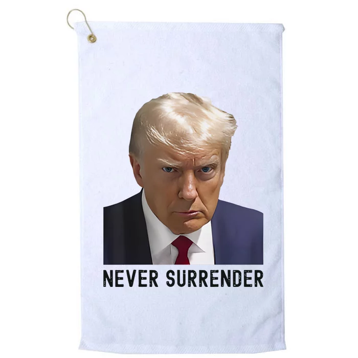 Troy Nehls Donald Trump Never Surrender Platinum Collection Golf Towel