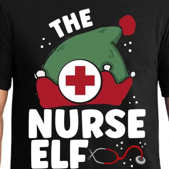 The Nurse Elf Christmas Nursing Squad Funny Family Matching Funny Gift Pajama Set