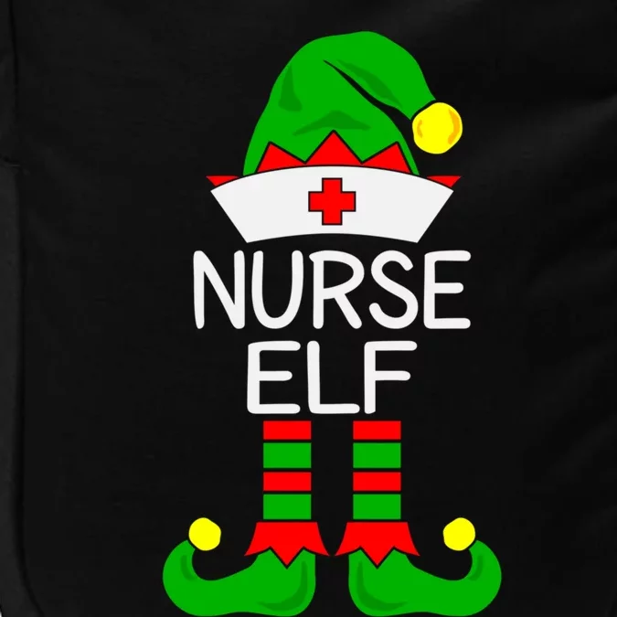 The Nurse Elf Funny Christmas Gift Impact Tech Backpack