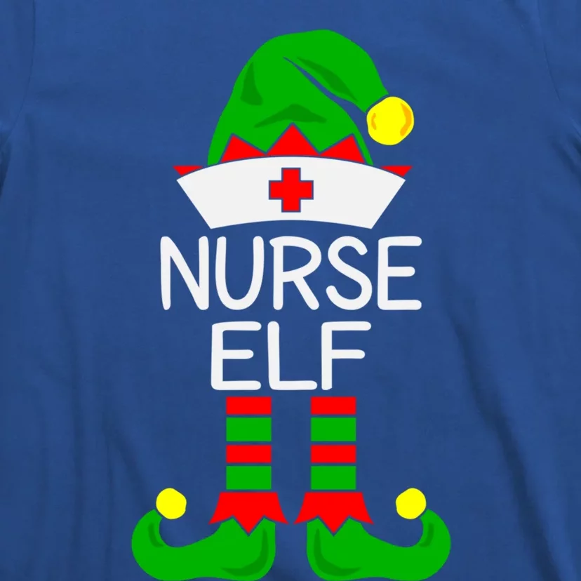 The Nurse Elf Funny Christmas Gift T-Shirt