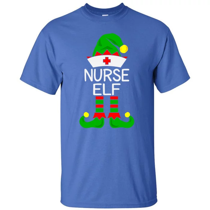 The Nurse Elf Funny Christmas Gift Tall T-Shirt