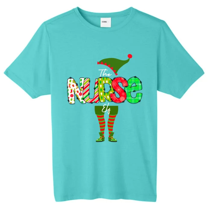 The Nurse Elf Gift Funny Nursing Funny Gift For Rn Lpn Np Funny Gift ChromaSoft Performance T-Shirt