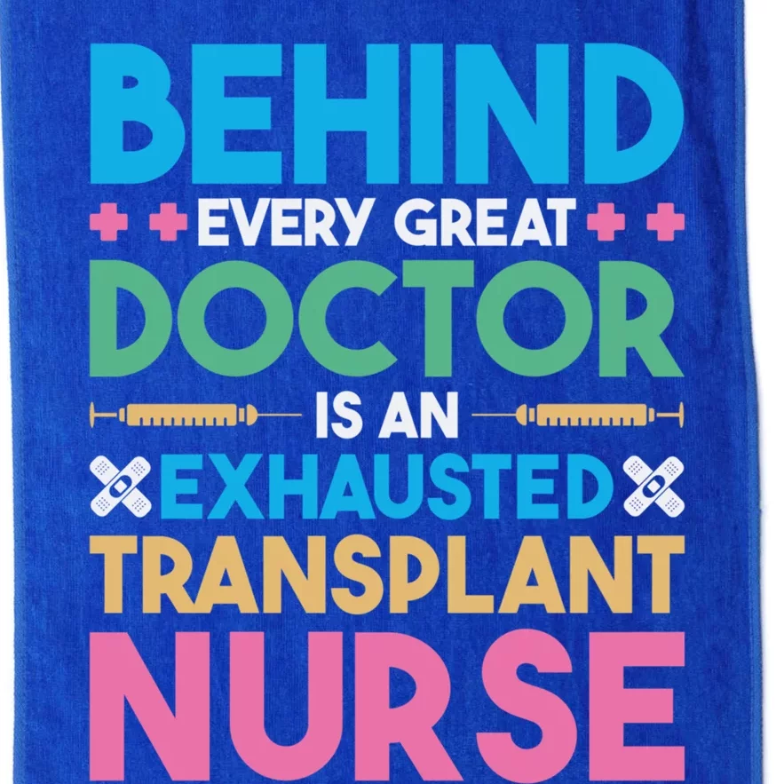 Transplant Nurse Every Great Doctor Organ Transplant Great Gift Platinum Collection Golf Towel