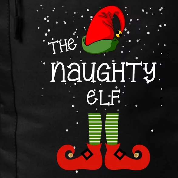 The Naughty Elf Funny XMas Matching Christmas Daily Commute Backpack