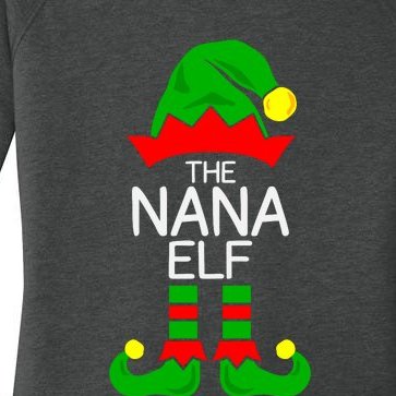 The Nana Elf Funny Christmas, Christmas Vacation, Christmas, Winter Women’s Perfect Tri Tunic Long Sleeve Shirt