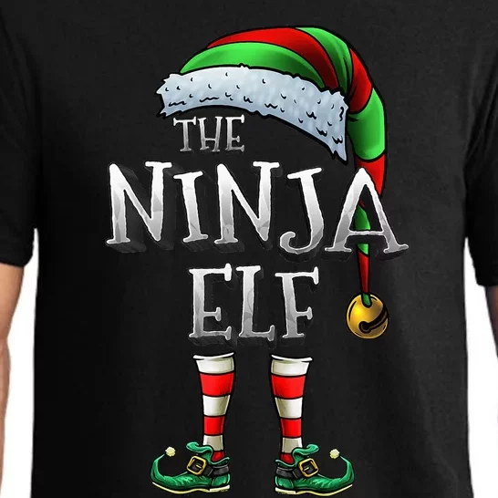 The Ninja Elf Matching Family Ninja Christmas Elf Pajama Set