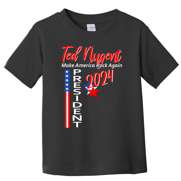 Ted Nugent For President 2024 Front & Back Motor City Madman Front ...