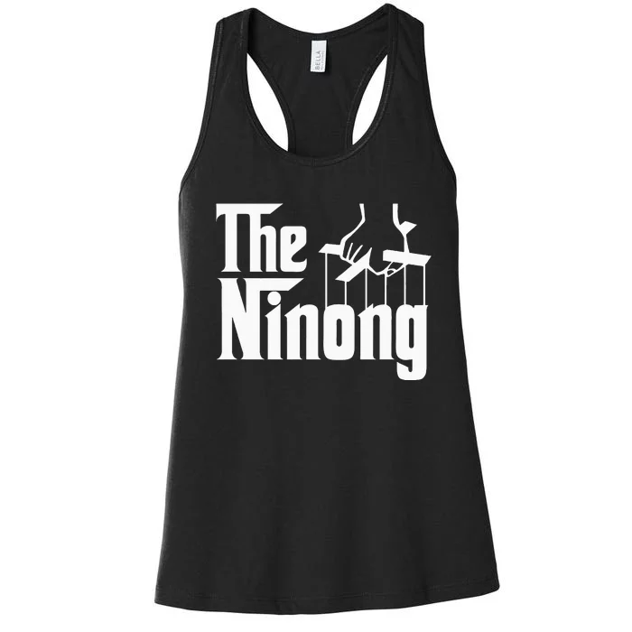 The Ninong Filipino God Father Philippines Women's Racerback Tank