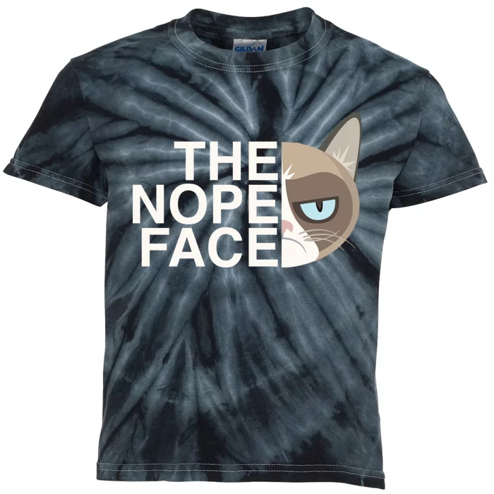 The Nope Face | Funny Lazy Cat Joke Hoodie for & Wo Kids Tie-Dye T-Shirt