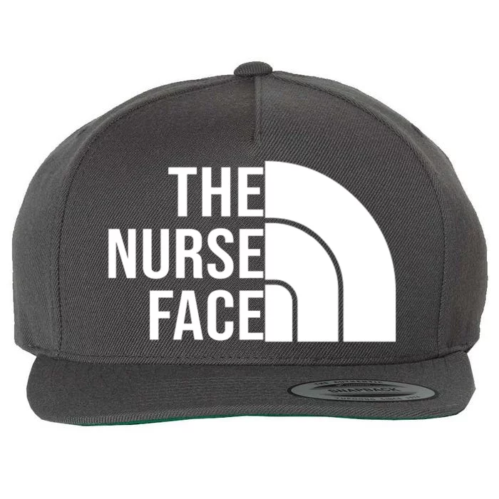 The Nurse Face Gift For Nurse Wool Snapback Cap