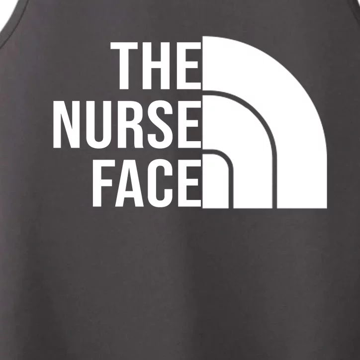 The Nurse Face Gift For Nurse Performance Tank