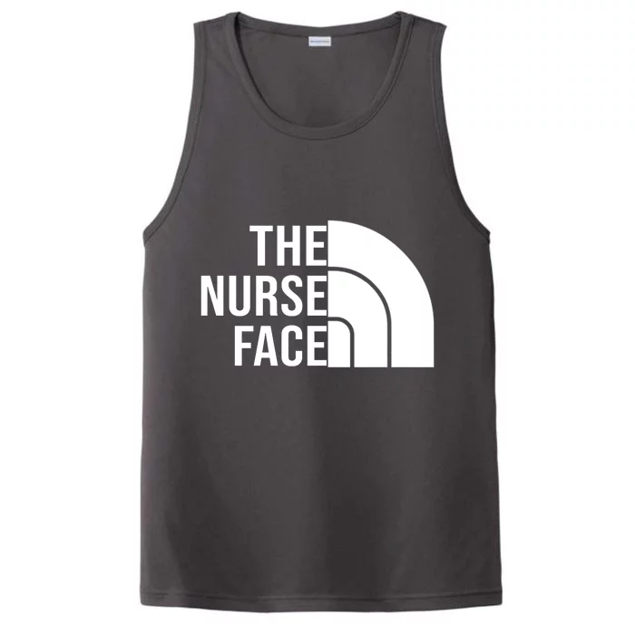 The Nurse Face Gift For Nurse Performance Tank