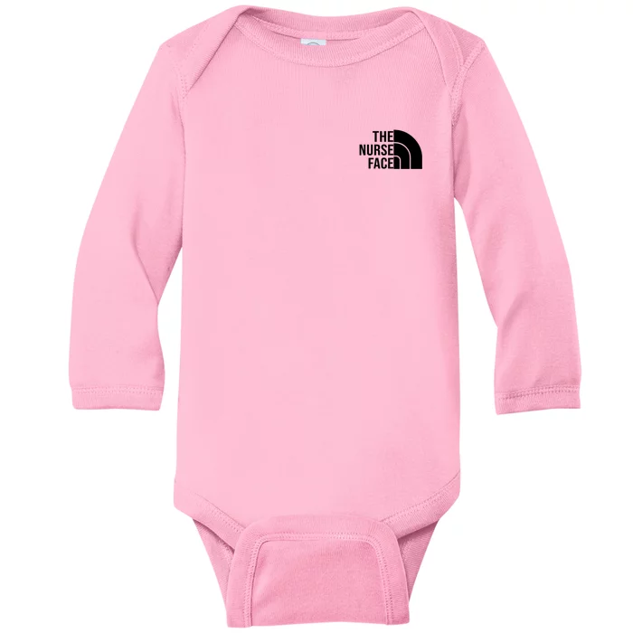 The Nurse Face Baby Long Sleeve Bodysuit