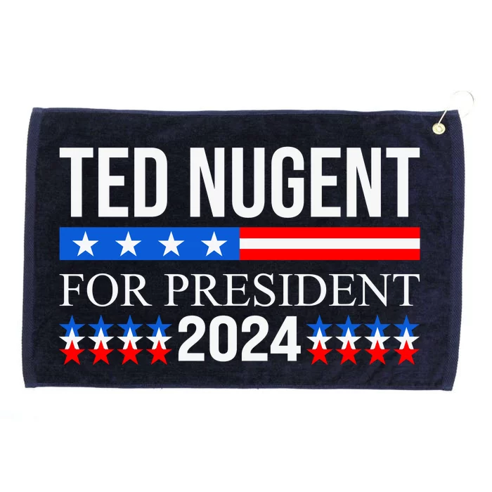 Ted Nugent For President 2024 Grommeted Golf Towel