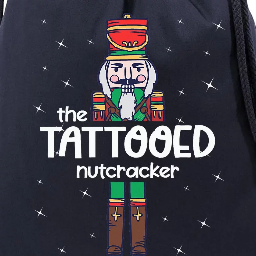 Tattoed Nutcracker Family Matching Drawstring Bag