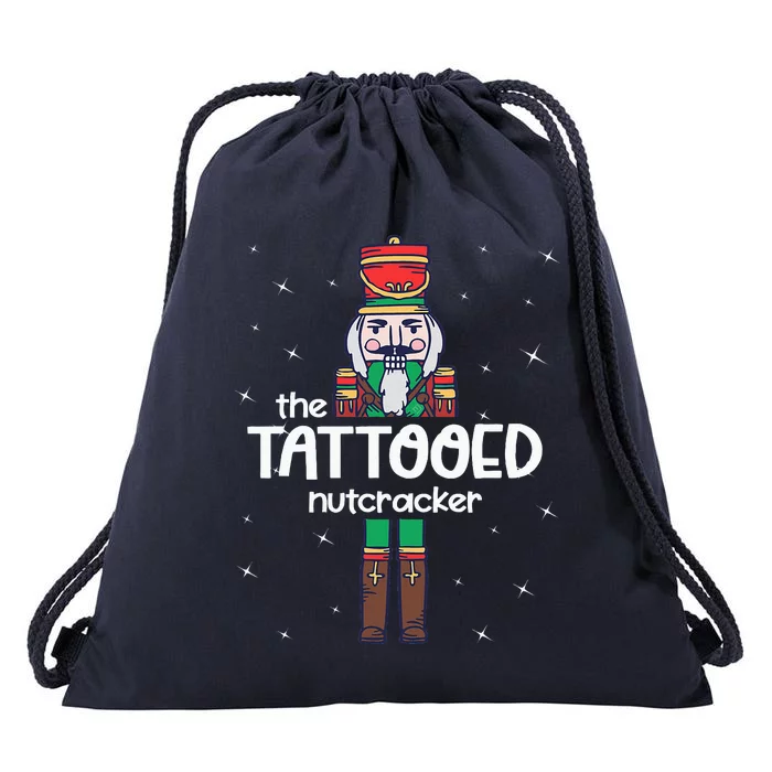 Tattoed Nutcracker Family Matching Drawstring Bag