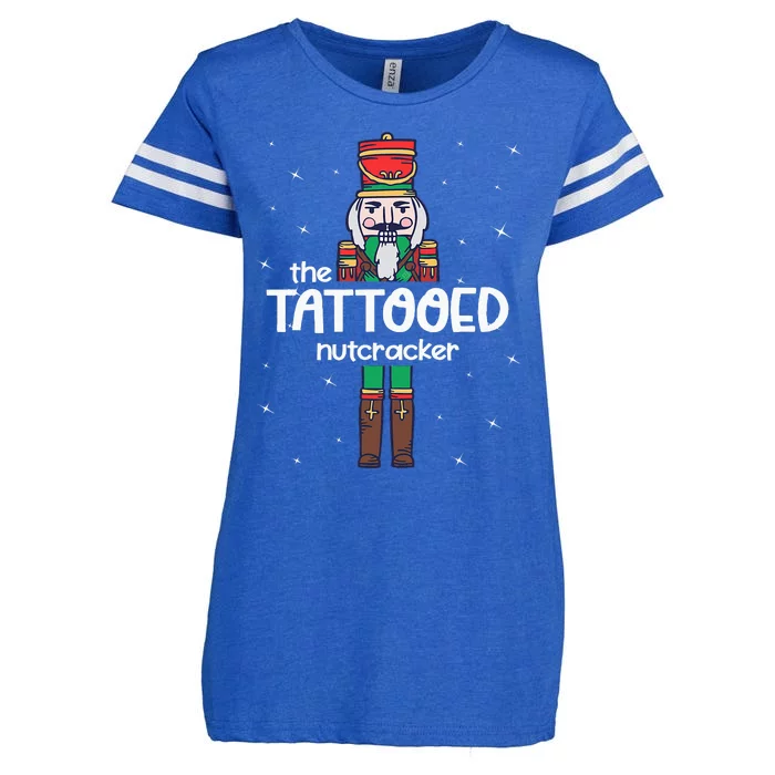 Tattoed Nutcracker Family Matching Enza Ladies Jersey Football T-Shirt