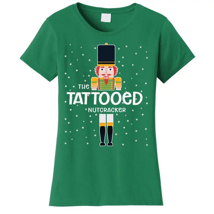 Tattooed Nutcracker Family Matching Funny Pajama Women's T-Shirt