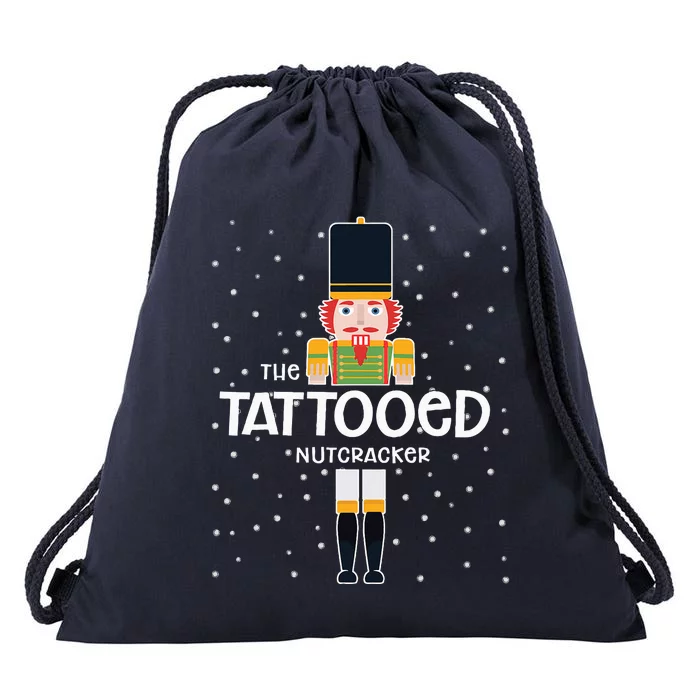 Tattooed Nutcracker Family Matching Funny Pajama Drawstring Bag