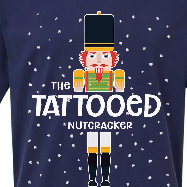 Tattooed Nutcracker Family Matching Funny Pajama Sueded Cloud Jersey T-Shirt