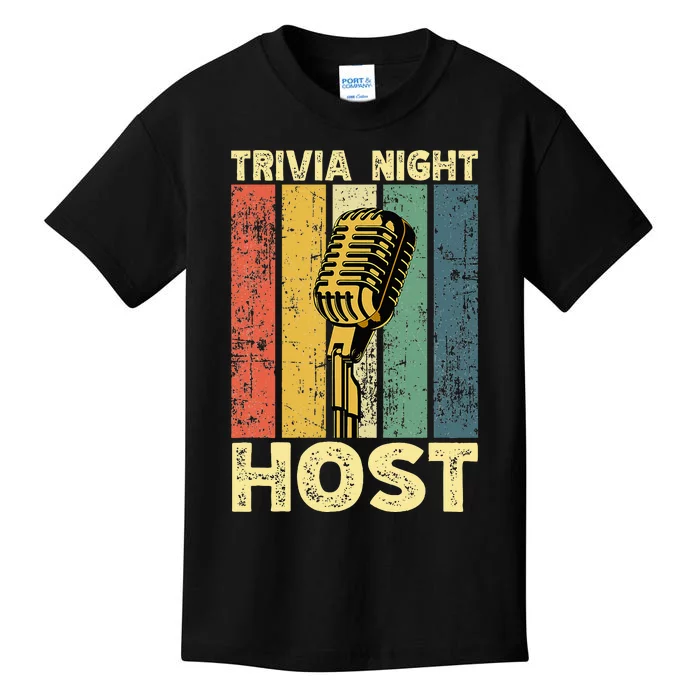 Trivia Night For Trivia Night Emcee Player Host Game Night Kids T-Shirt