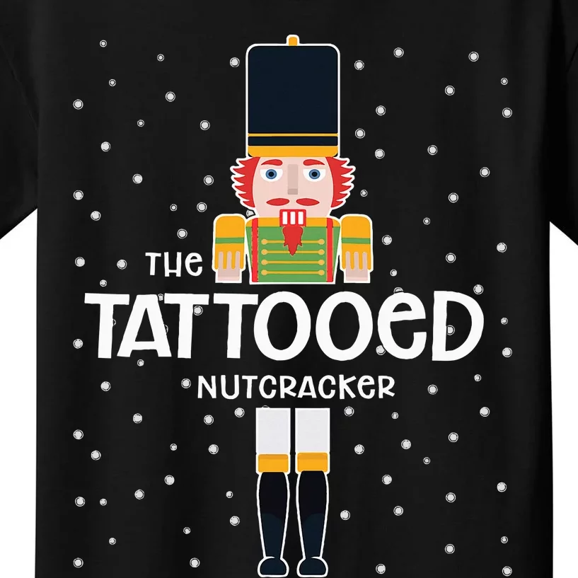 Tattooed Nutcracker Family Matching Funny Pajama Kids T-Shirt