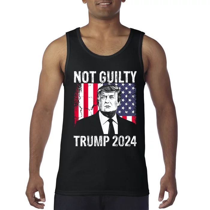 Trump Not Guilty 2024 Free Trump Tank Top