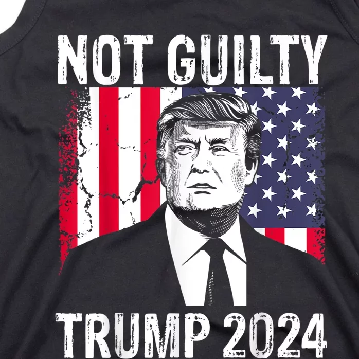 Trump Not Guilty 2024 Free Trump Tank Top