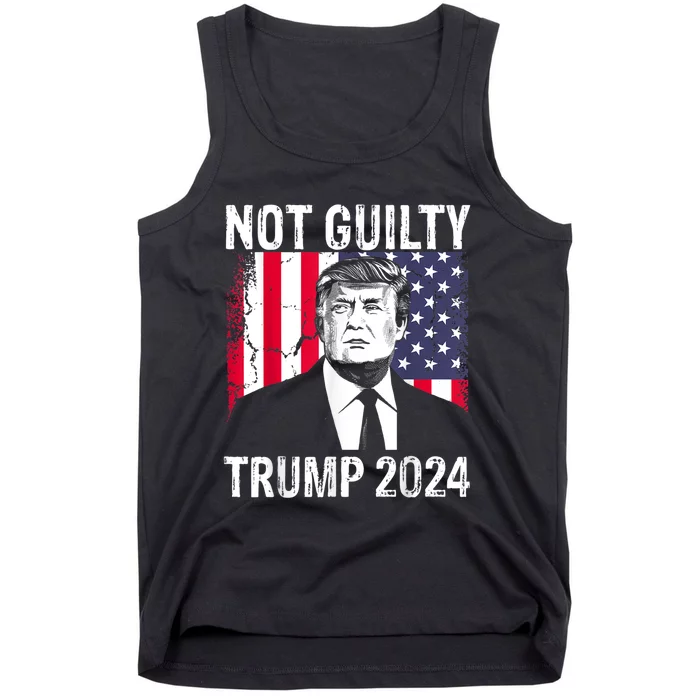 Trump Not Guilty 2024 Free Trump Tank Top