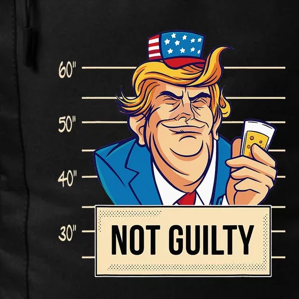 Trump Not Guilty 2024 Elect President Trump Election Mugshot Daily Commute Backpack